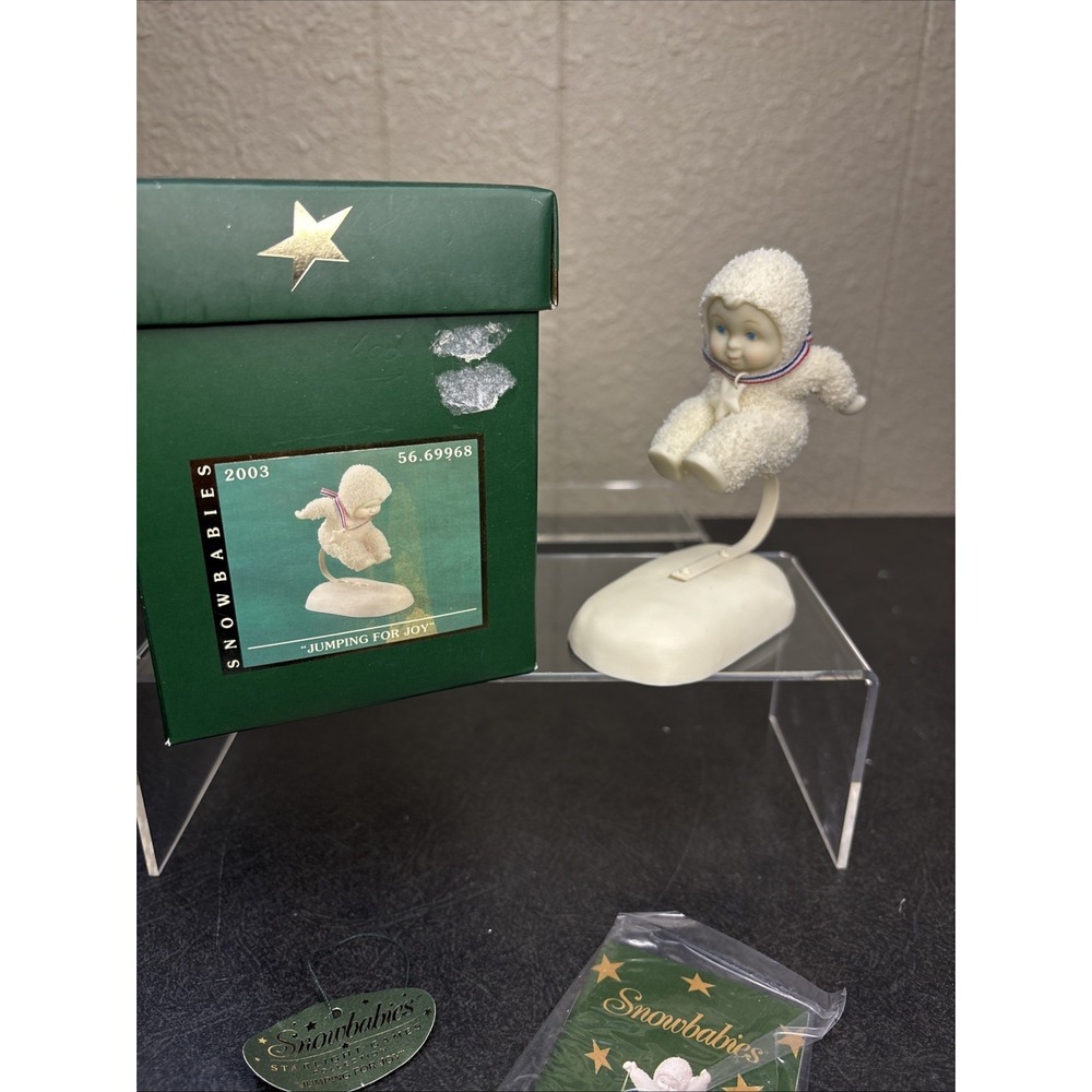 Dept 56 Snowbabies Starlight Games Jumping For Joy #56.69968 NIB 2003